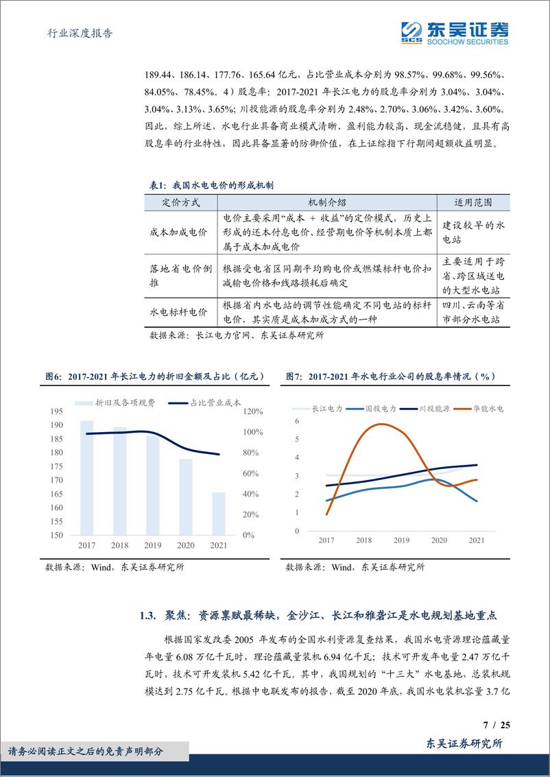 《水电+水管网行业：高股息率、低估值、稳增长-20220518-东吴证券-25页》 - 第8页预览图