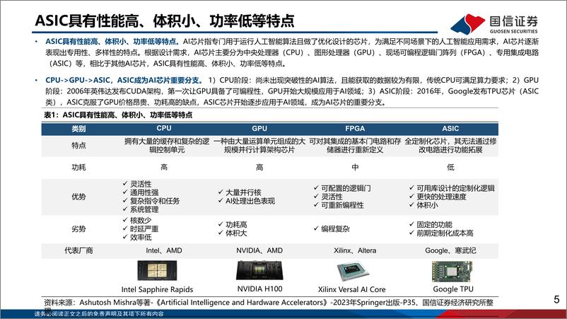 《国信证券：计算机行业深度报告-GPT 5后NLP大模型逐步走向收敛-ASIC将大有可为》 - 第5页预览图