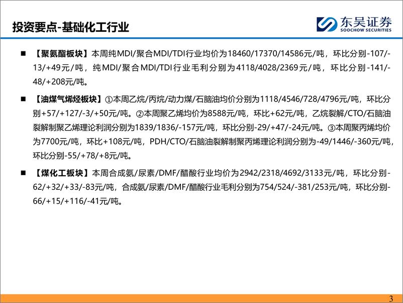 《东吴证券-能源化工行业：长丝龙头企业集中上调报价，美国乙烷较天然气溢价继续收窄》 - 第3页预览图