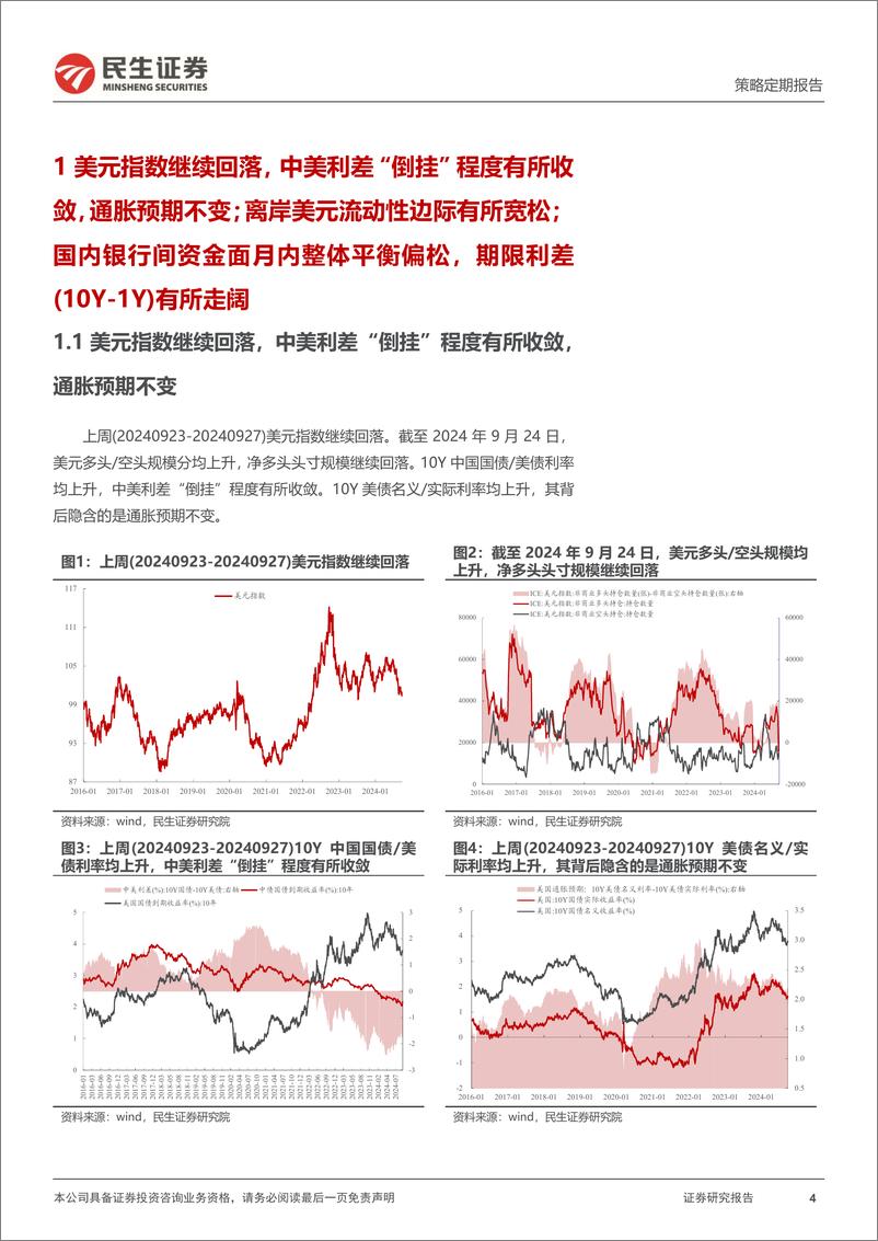 《资金跟踪系列之一百三十八：市场热度与波动率明显回升，两融大幅回流-240930-民生证券-34页》 - 第4页预览图