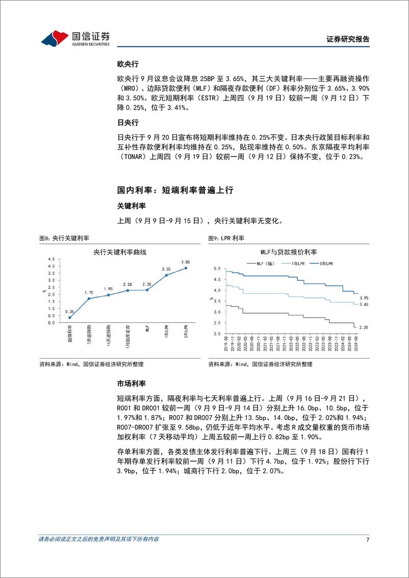 《货币政策与流动性观察：税期资金面均衡偏紧-240923-国信证券-14页》 - 第7页预览图