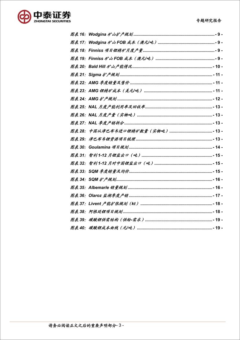 《有色金属行业全球锂资源跟踪系列1：海外矿山出清信号初现，盐湖项目多有延后》 - 第3页预览图