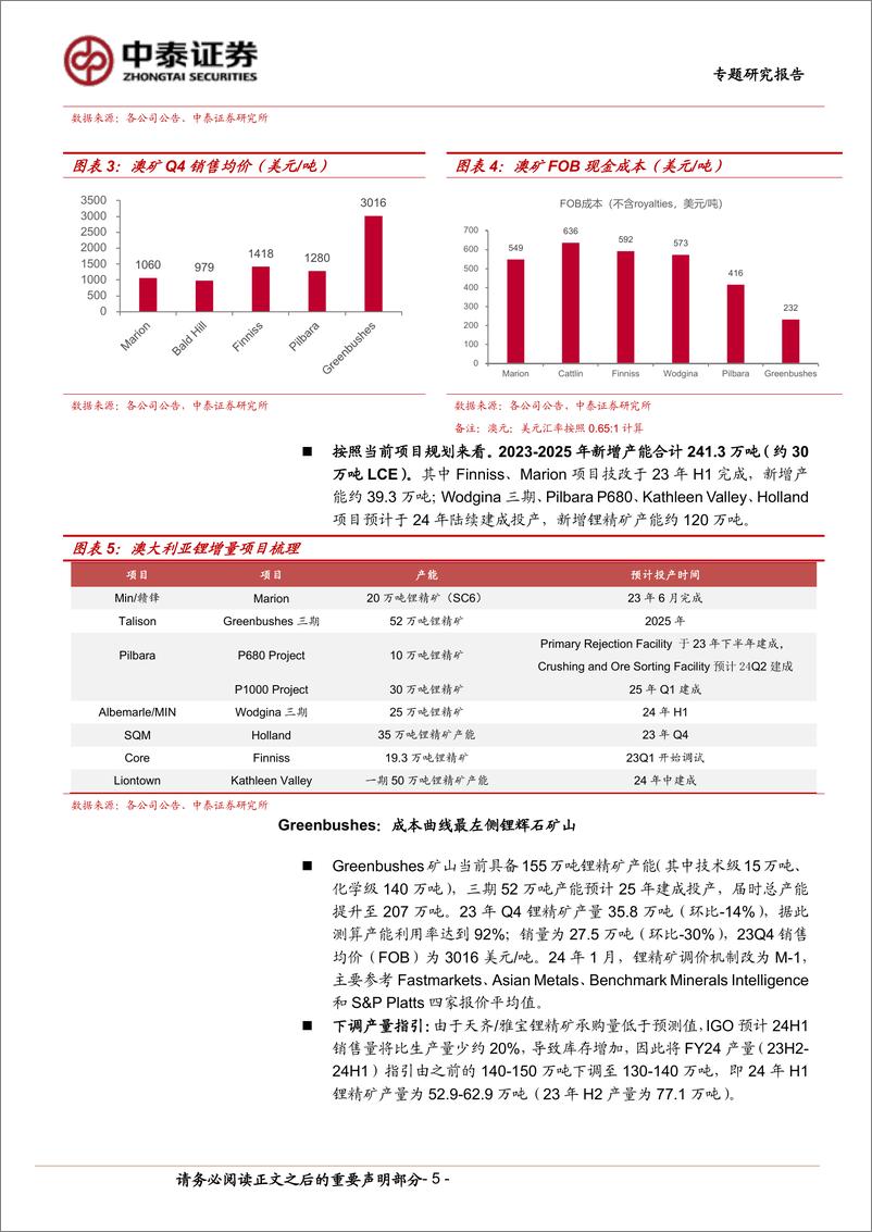 《有色金属行业全球锂资源跟踪系列1：海外矿山出清信号初现，盐湖项目多有延后》 - 第5页预览图