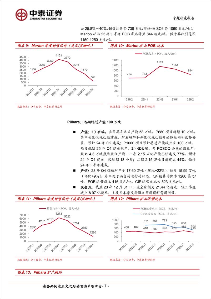 《有色金属行业全球锂资源跟踪系列1：海外矿山出清信号初现，盐湖项目多有延后》 - 第7页预览图