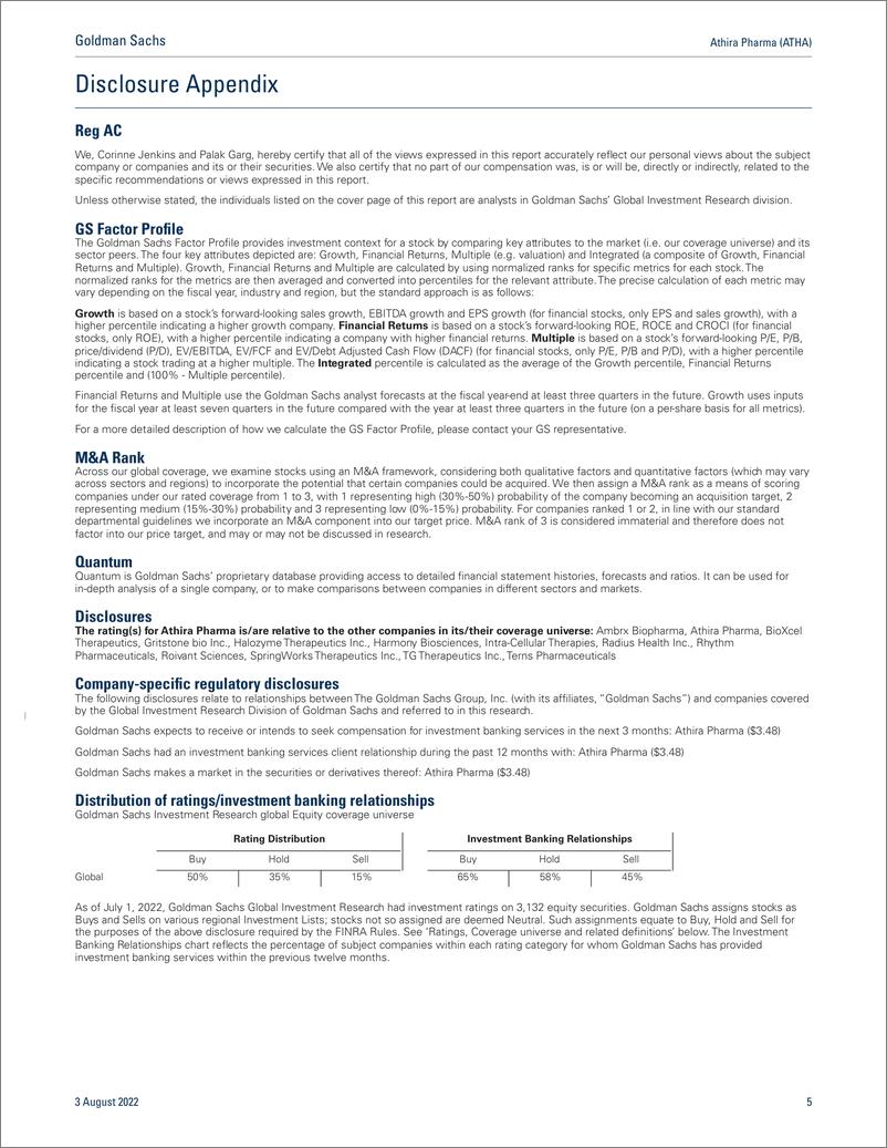 《Athira Pharma (ATHA AAIC Takeaway Follow-up ACT-AD data reaffirms view on limited drug efficacy(1)》 - 第6页预览图