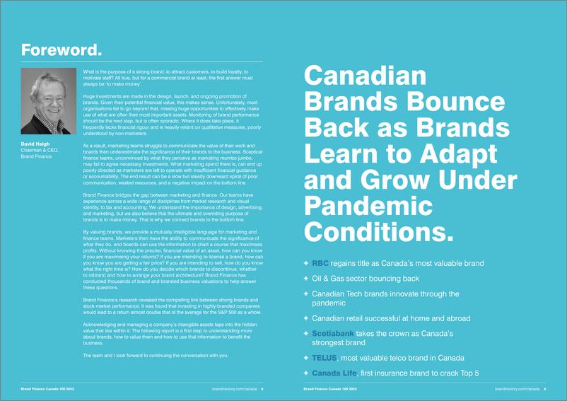 《品牌价值-加拿大最有价值和最强大100品牌的2022年度报告（英）-2022.3-25页》 - 第6页预览图