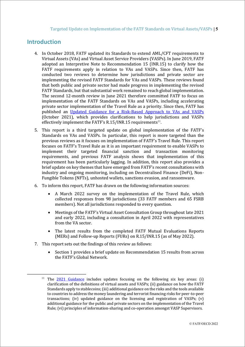 《FATF-虚拟资产和虚拟资产服务提供商标准执行情况更新报告（英）-28页》 - 第7页预览图