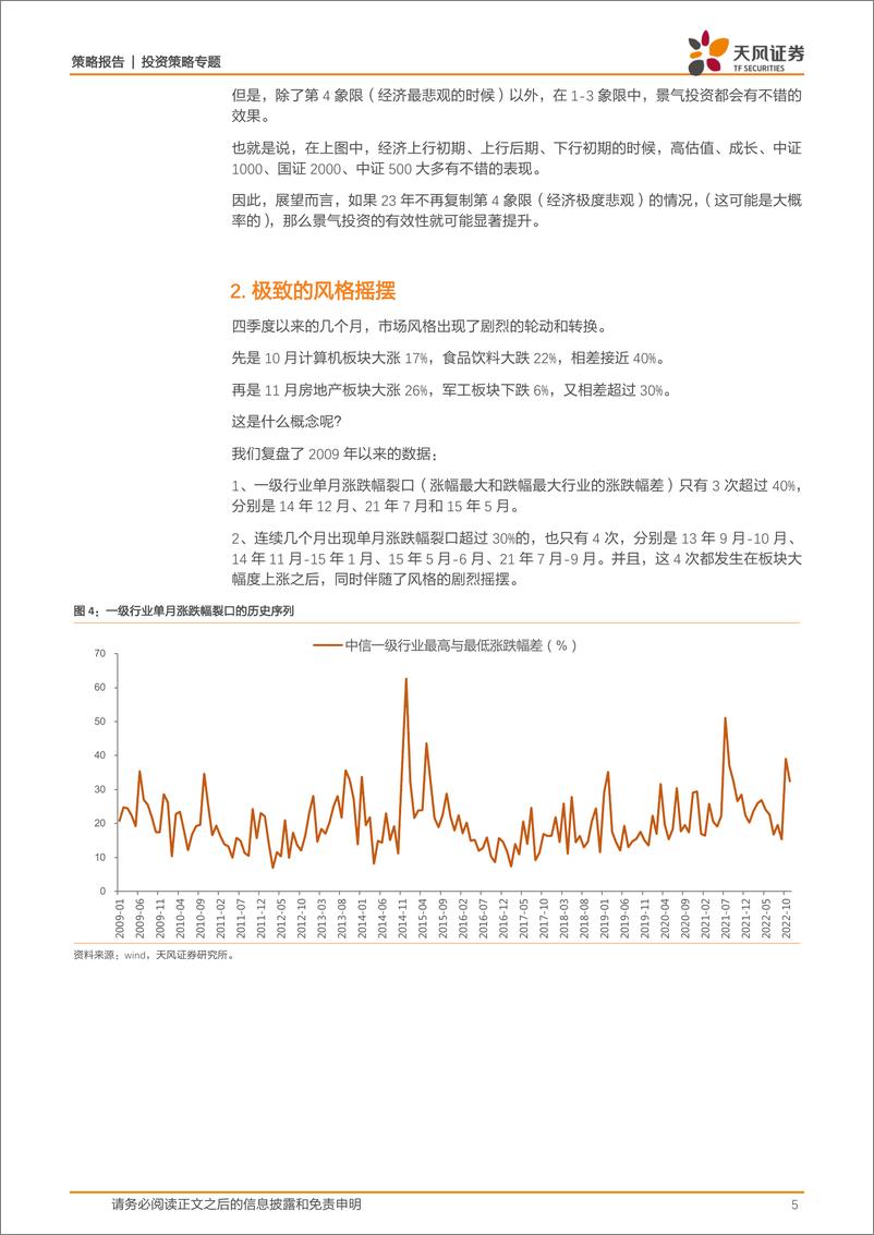 《策略·专题策略：景气投资的困局和极致的风格摇摆-20221225-天风证券-15页》 - 第6页预览图