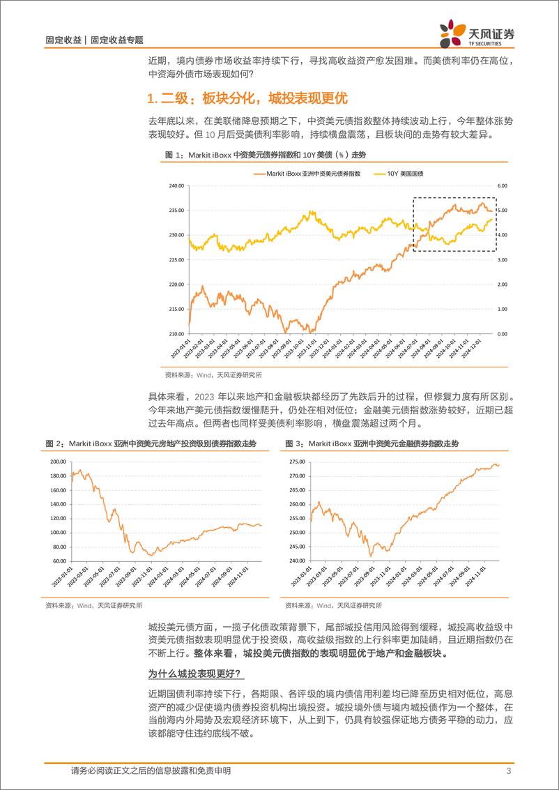 《固定收益定期：“抢券”抢到中资境外债？-241230-天风证券-13页》 - 第3页预览图