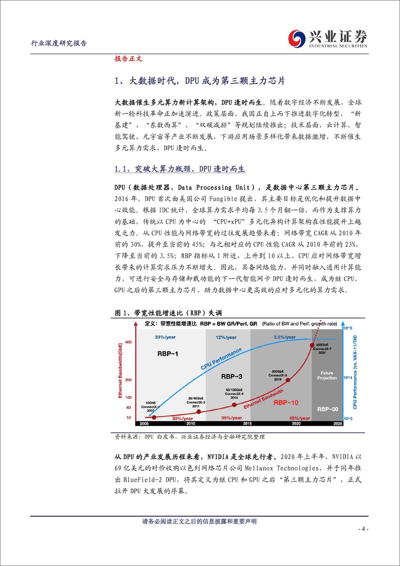 《DPU：第三颗主力芯片，崛起的新物种》 - 第4页预览图