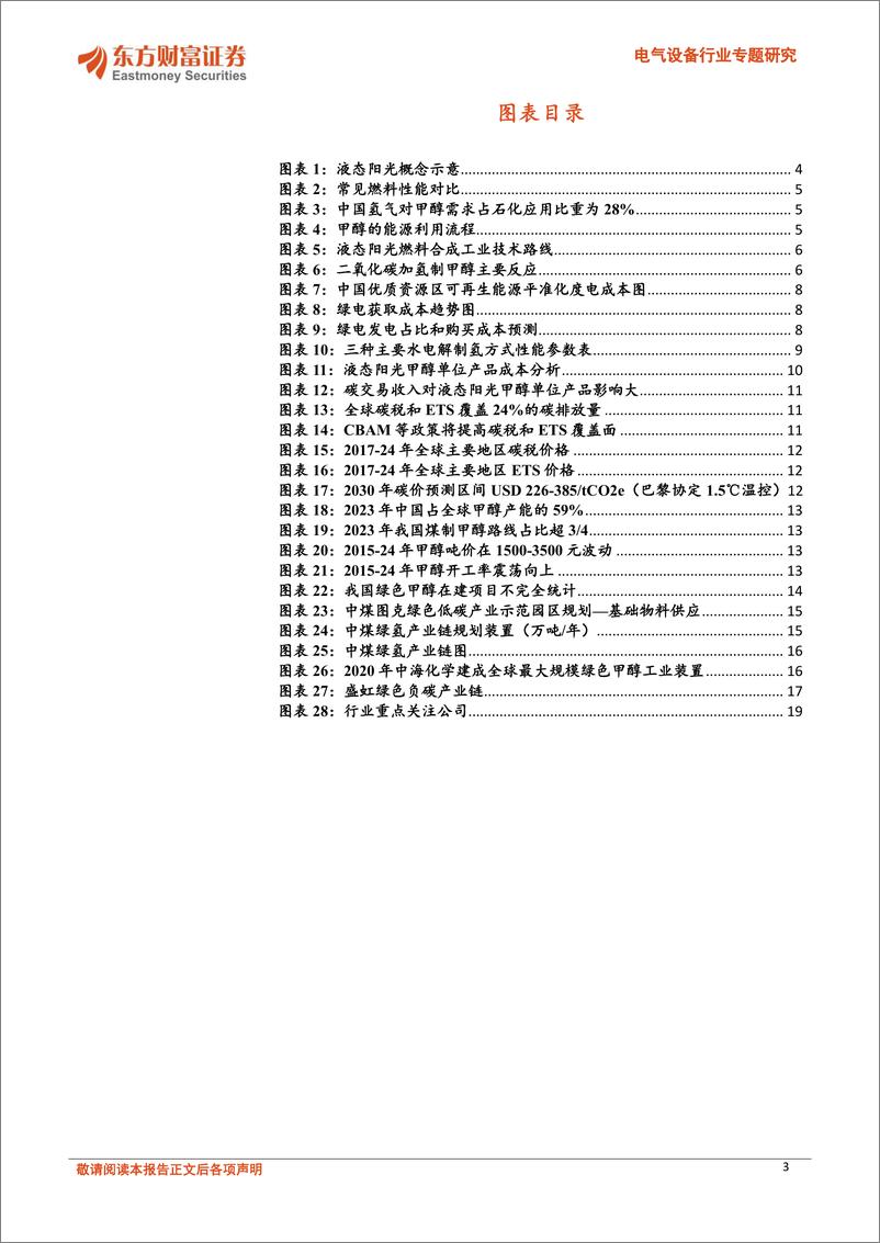 《电气设备行业专题研究：液态阳光，绿氢%2bCCUS，绿醇新技术-240704-东方财富证券-21页》 - 第3页预览图