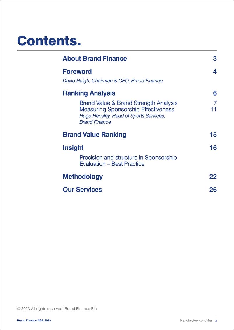《品牌价值-NBA最有价值和最强品牌2023年度报告（英）-2023》 - 第3页预览图