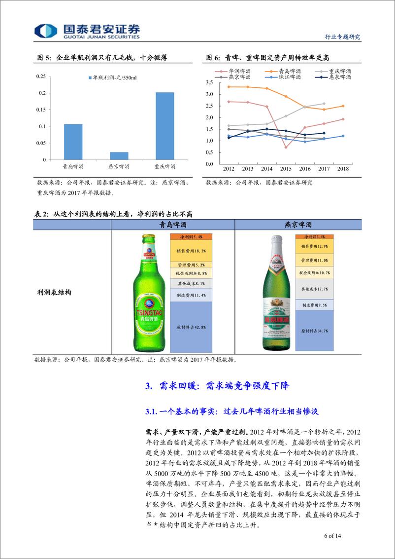 《啤酒行业专题报告：竞争拐点到来，增值税降税大概率兑现-20190408-国泰君安-14页》 - 第7页预览图