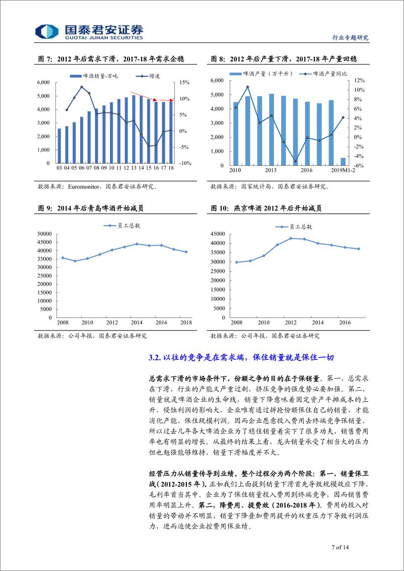 《啤酒行业专题报告：竞争拐点到来，增值税降税大概率兑现-20190408-国泰君安-14页》 - 第8页预览图