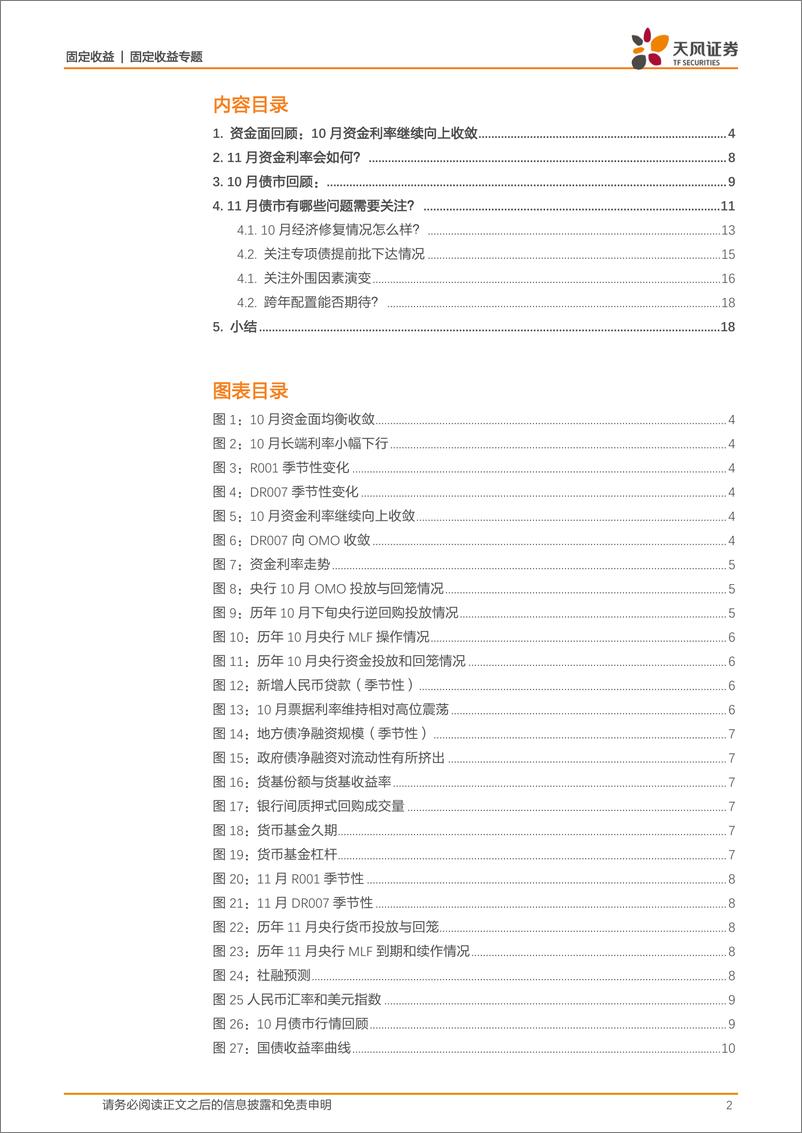 《11月资金面和债市展望：11月能否看多？-20221029-天风证券-20页》 - 第3页预览图