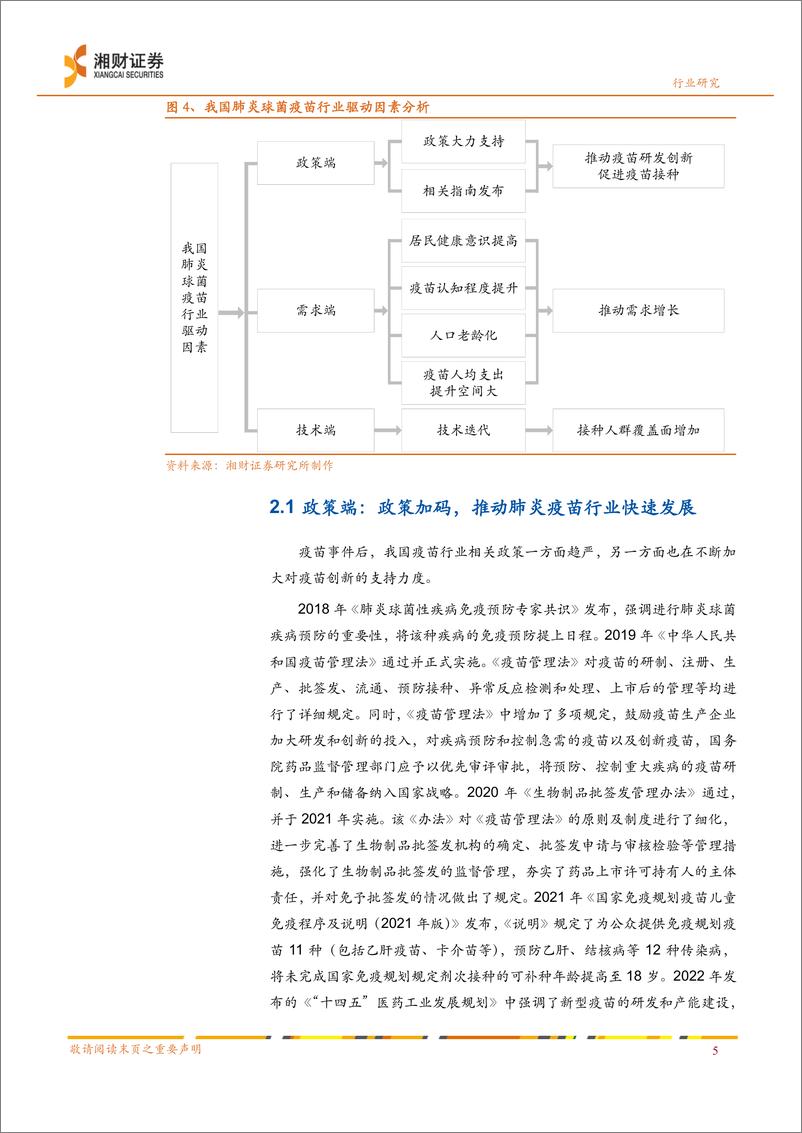 《肺炎球菌疫苗行业报告：政策、需求、技术共促行业快速发展，关注优势企业-240327-湘财证券-21页》 - 第7页预览图