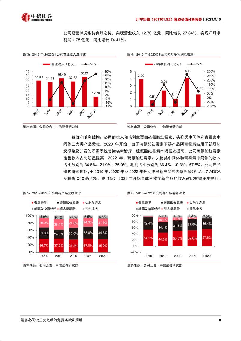 《中信证券-川宁生物-301301-投资价值分析报告_抗生素中间体领军企业打造合成生物学CDMO产业平台》 - 第8页预览图