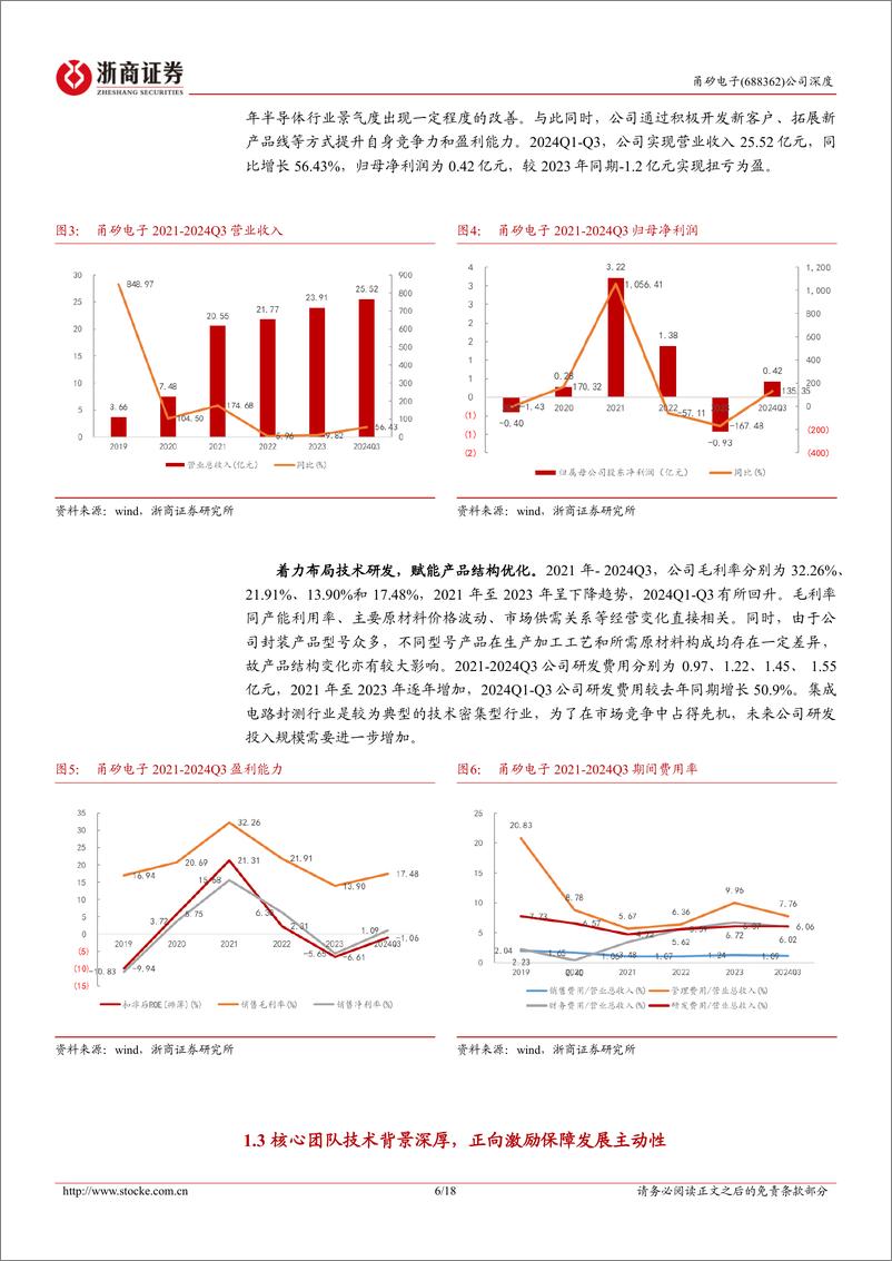 《甬矽电子(688362)深度报告：先进封装新生代力量，受益AI端侧创新-241219-浙商证券-18页》 - 第6页预览图