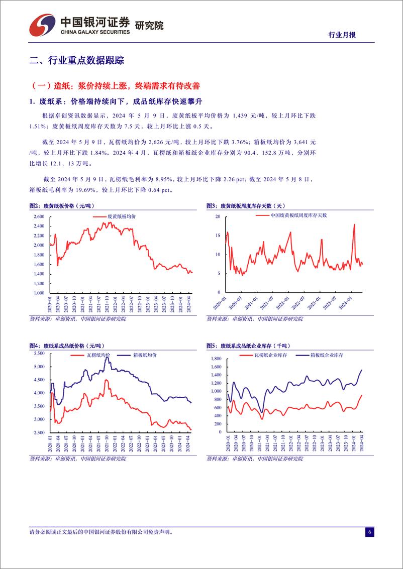 《轻工制造行业月报：静待地产政策落地成效，家居出口维持高景气度-240511-银河证券-20页》 - 第6页预览图