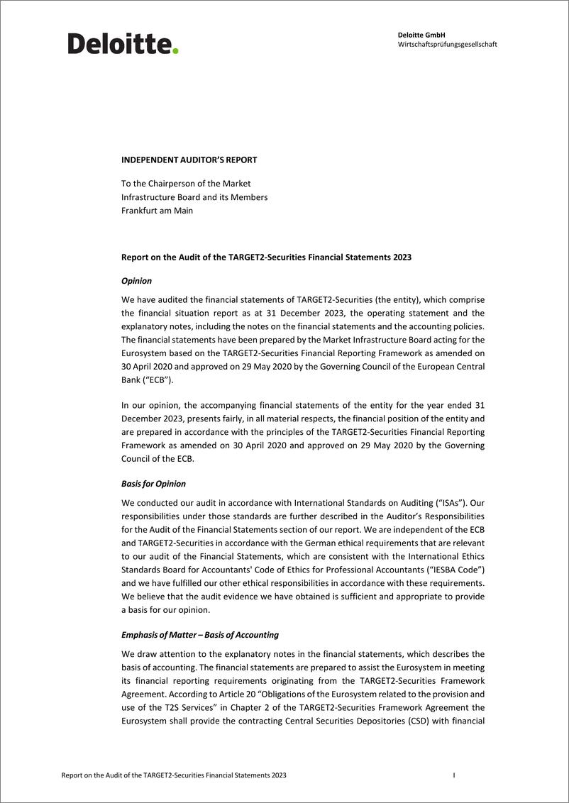 《欧洲央行-T2S 2023财年的财务报表（英）-2024-10页》 - 第7页预览图