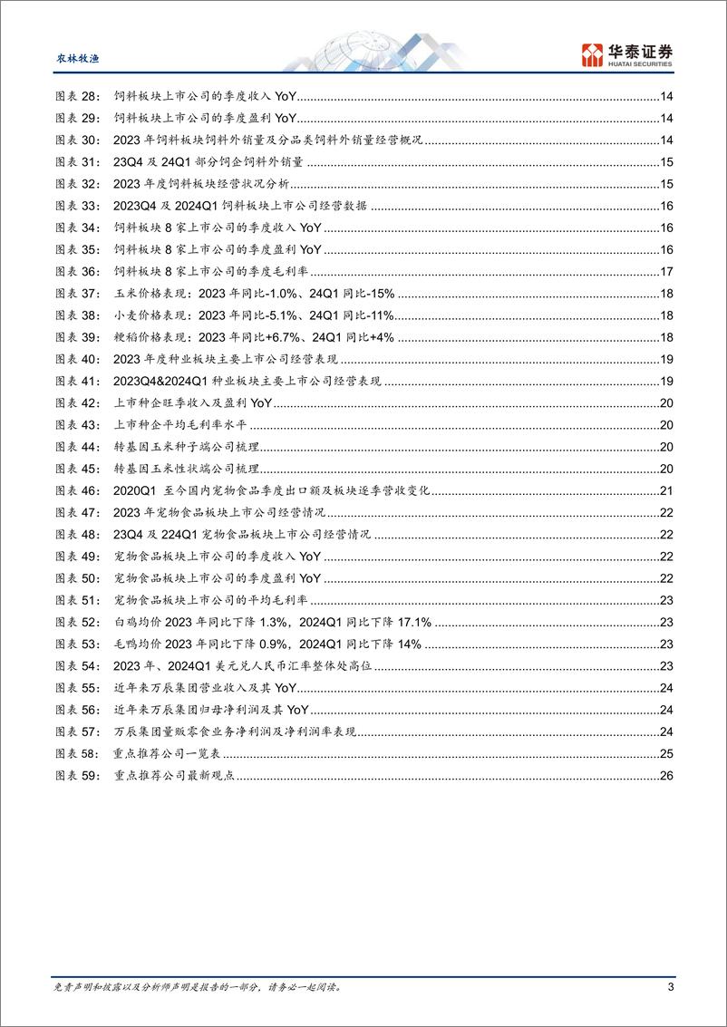 《农林牧渔行业专题研究：从年报一季报看农业股投资两条主线-240514-华泰证券-31页》 - 第3页预览图