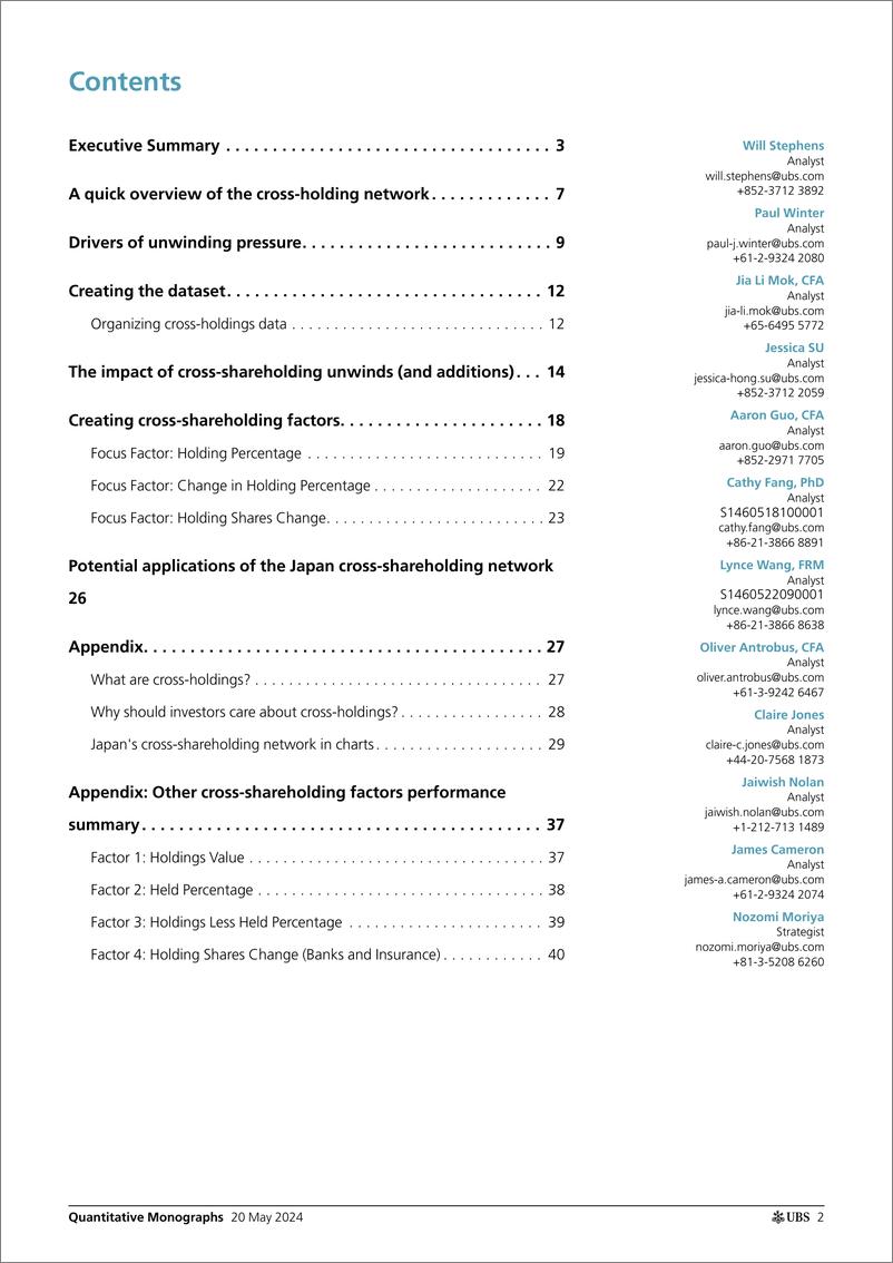 《UBS Equities-Quantitative Monographs _Quantifying change in Japan opport...-108299749》 - 第2页预览图