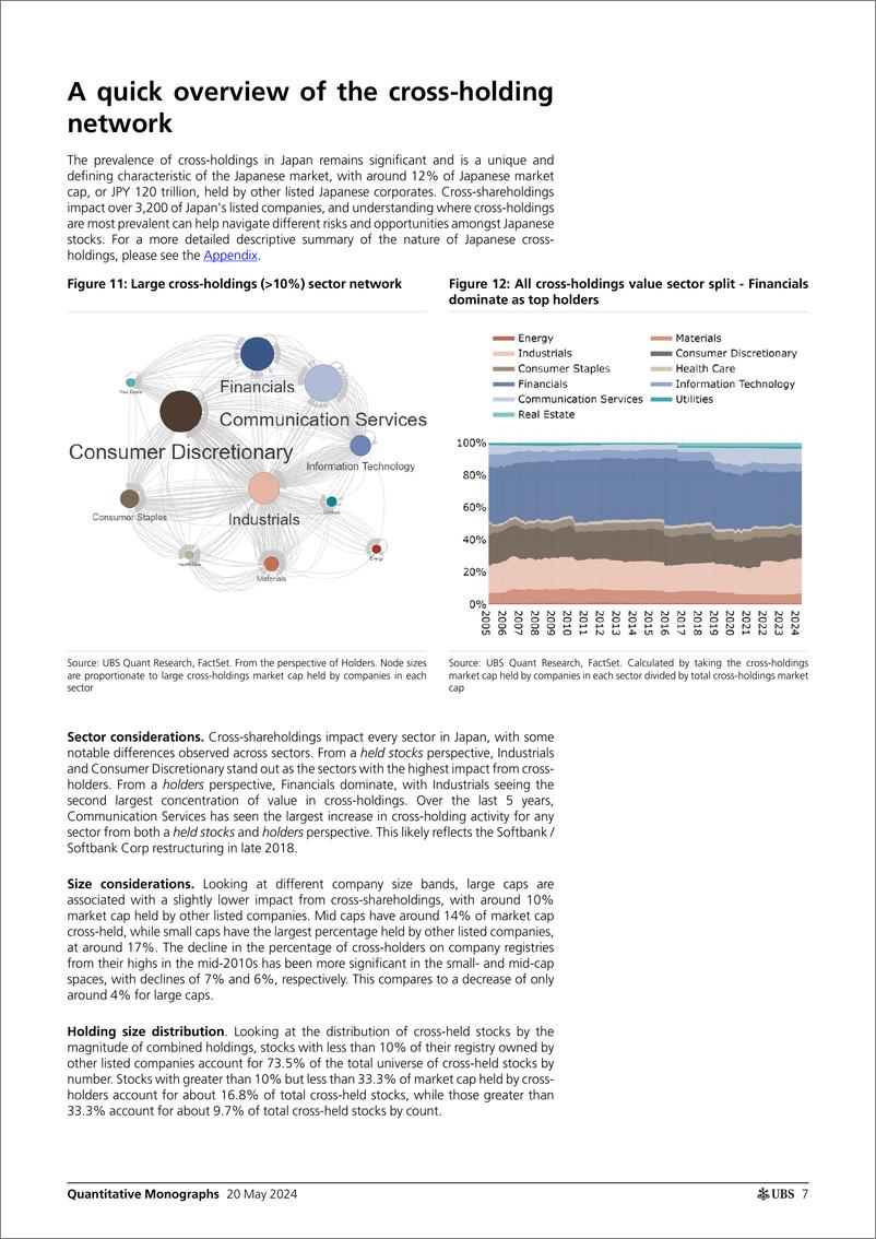 《UBS Equities-Quantitative Monographs _Quantifying change in Japan opport...-108299749》 - 第7页预览图