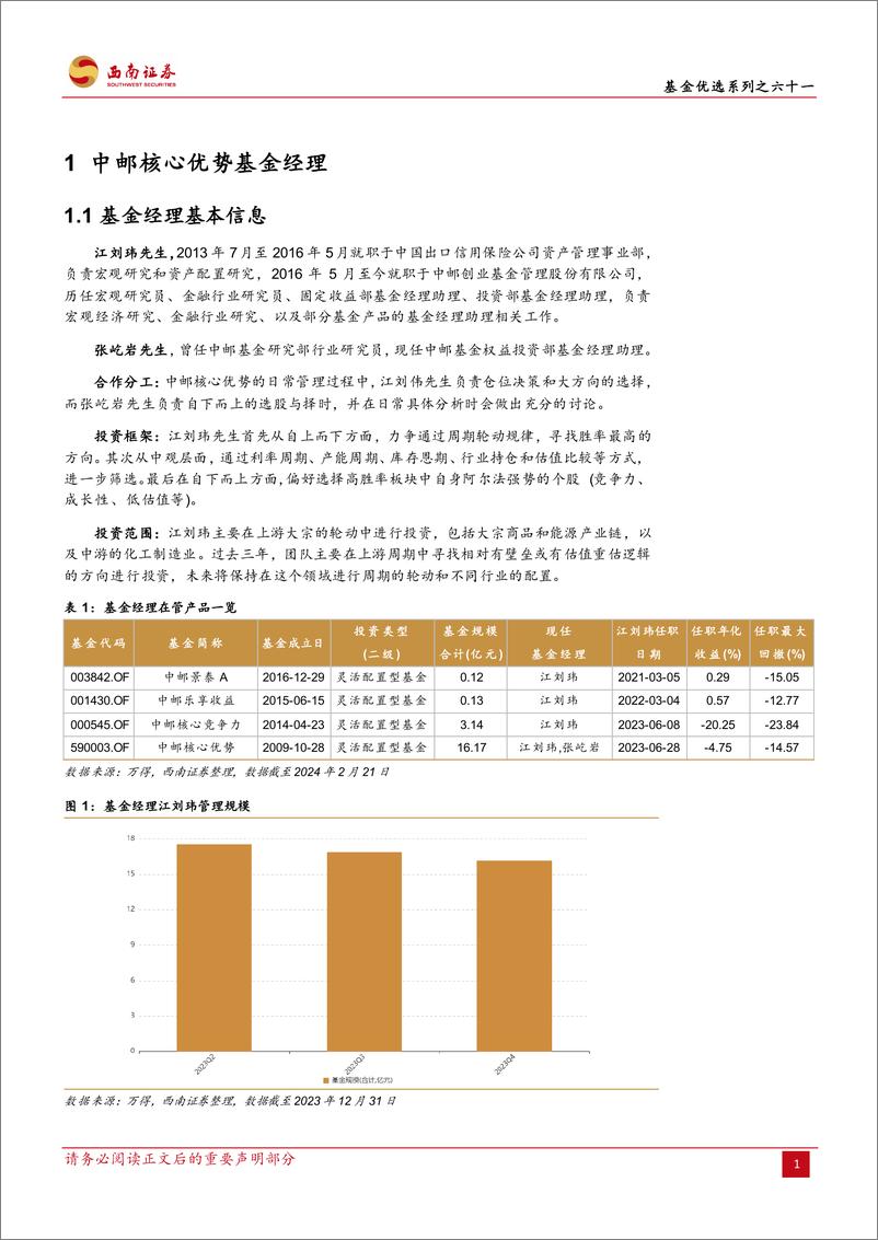 《中邮核心优势：把握周期板块轮动，挖掘低估值投资机会-20240304-西南证券-18页》 - 第4页预览图