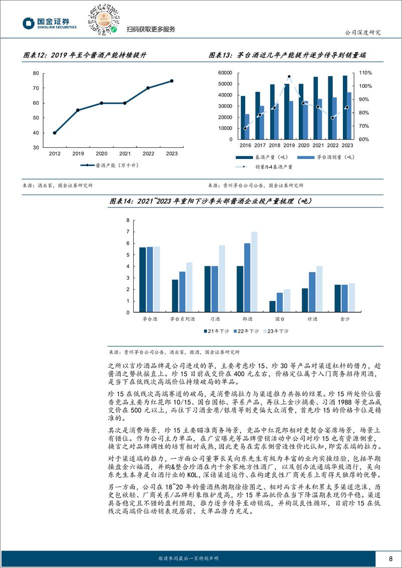 《珍酒李渡(06979.HK)攻守兼具，酒中珍品趁势而上-240607-国金证券-21页》 - 第8页预览图