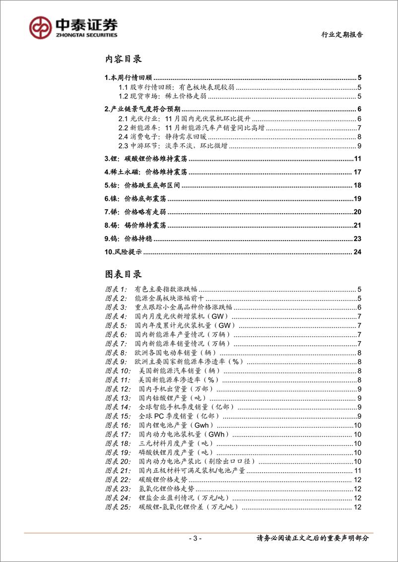 《有色金属行业：锡库存去化超预期-241222-中泰证券-25页》 - 第3页预览图