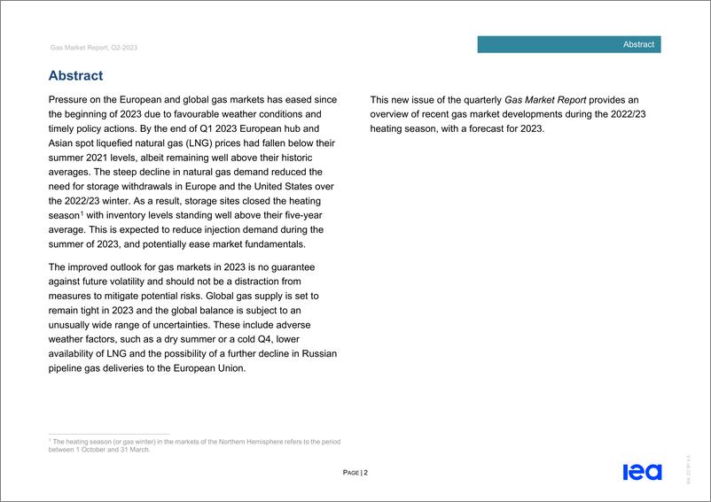 《2023年Q2天然气市场报告（英）-52页》 - 第4页预览图