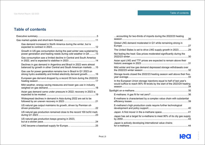 《2023年Q2天然气市场报告（英）-52页》 - 第5页预览图