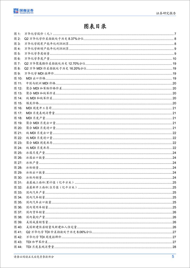 《万华化学(600309)6月月报：海外MDI装置不可抗力频发，宁波20万吨HDI技改扩能项目第一次环评公示-240709-国海证券-38页》 - 第5页预览图