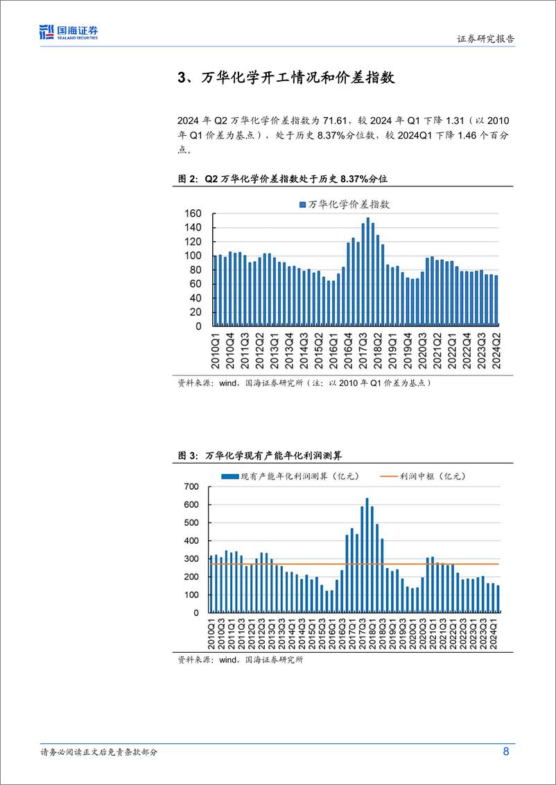 《万华化学(600309)6月月报：海外MDI装置不可抗力频发，宁波20万吨HDI技改扩能项目第一次环评公示-240709-国海证券-38页》 - 第8页预览图