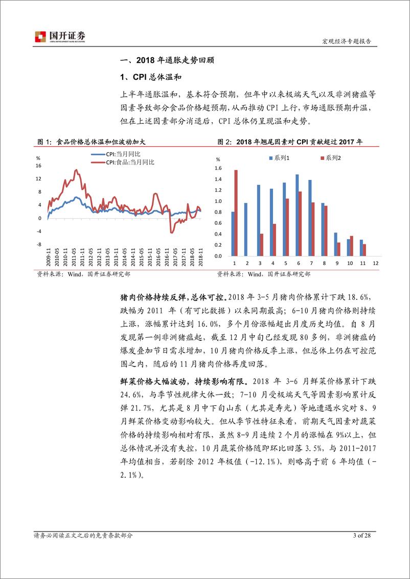 《2019年通胀形势展望：通胀总体温和，利润分配转移-20181228-国开证券-29页》 - 第5页预览图