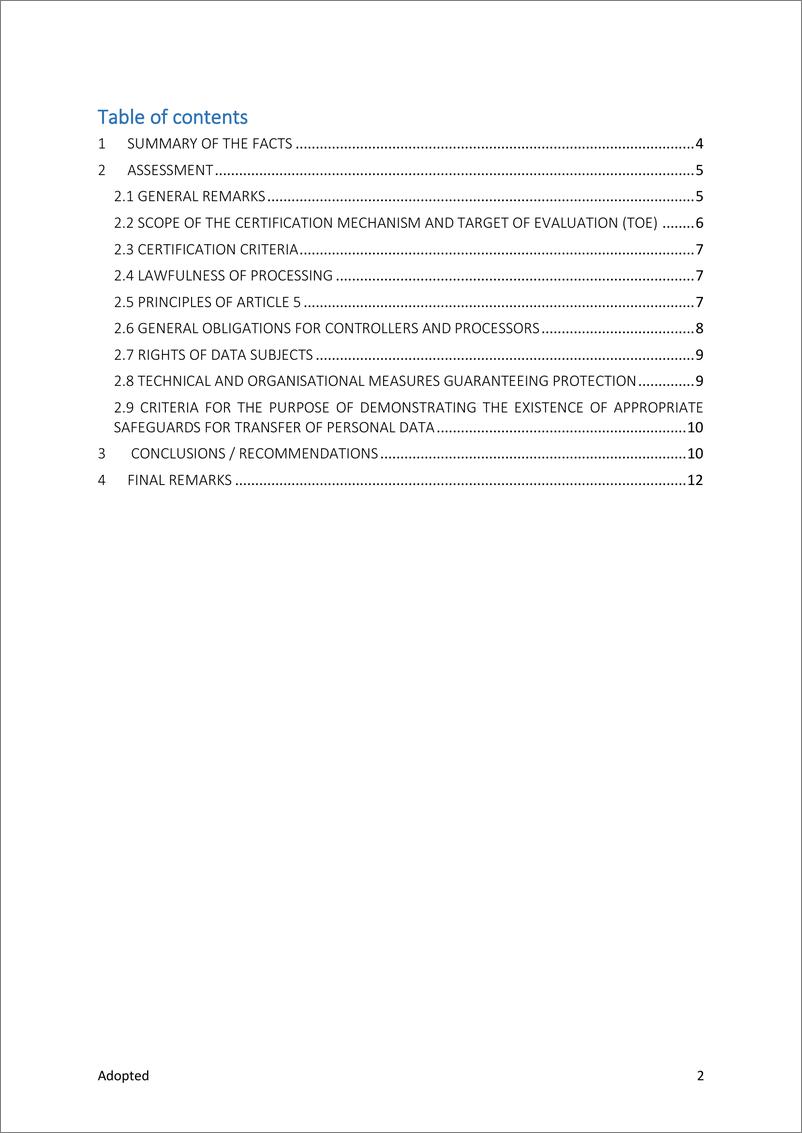 《关于奥地利监管机构关于DSGVO zt GmbH认证标准的决定草案的第18-2024号意见-12页》 - 第2页预览图