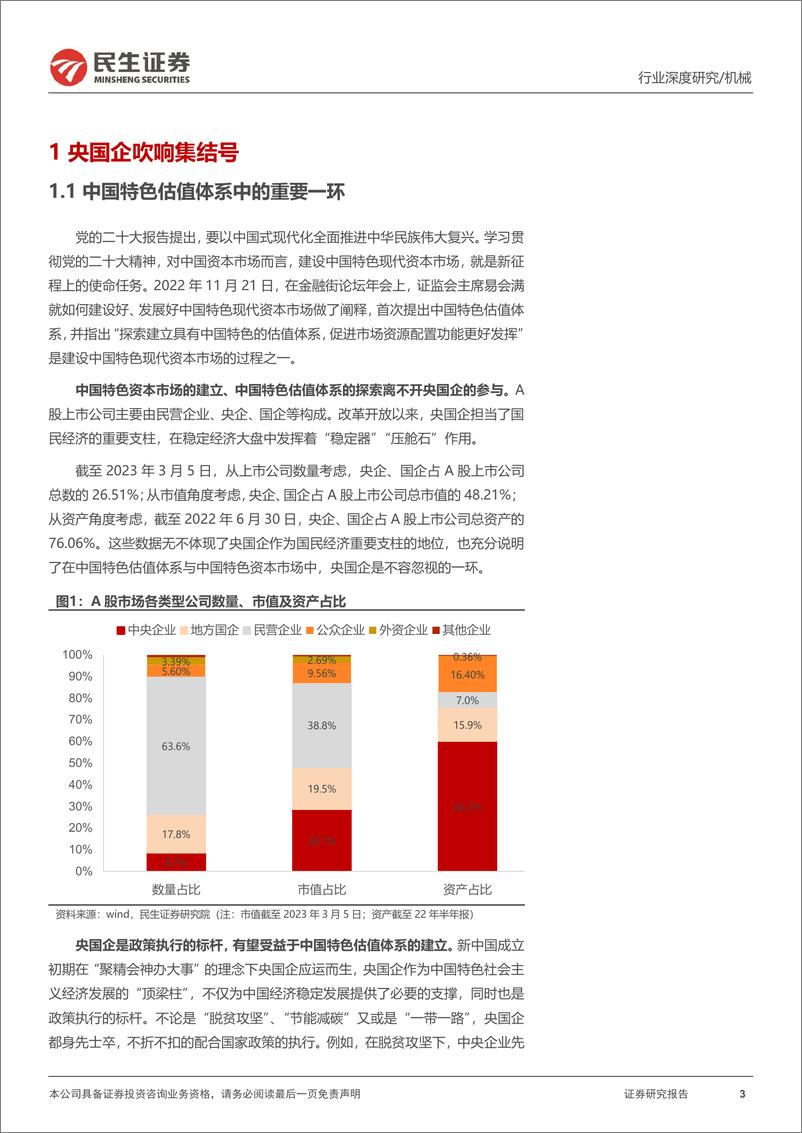 《机械行业中国特色估值体系研究专题报告：设备央国企，吹响集结号-20230317-民生证券-34页》 - 第4页预览图