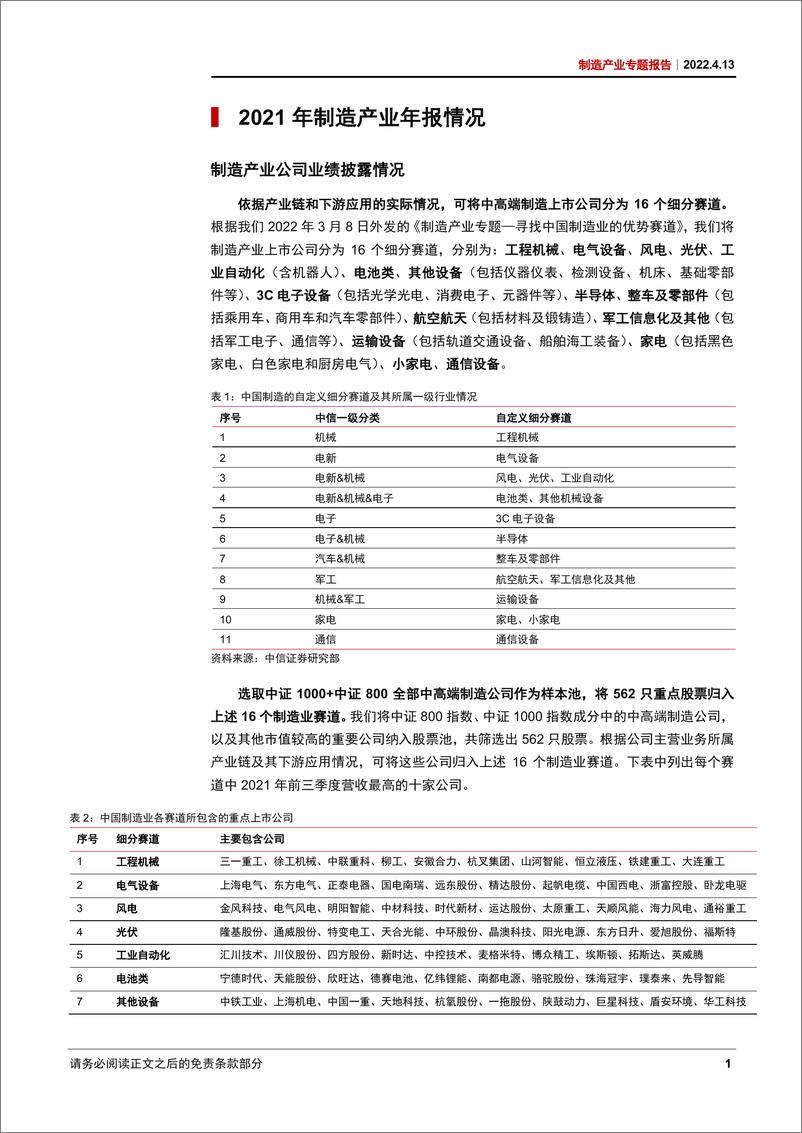 《制造行业：制造产业专题报告，制造业2022年二季度全景气盘点-20220413-中信证券-46页》 - 第8页预览图