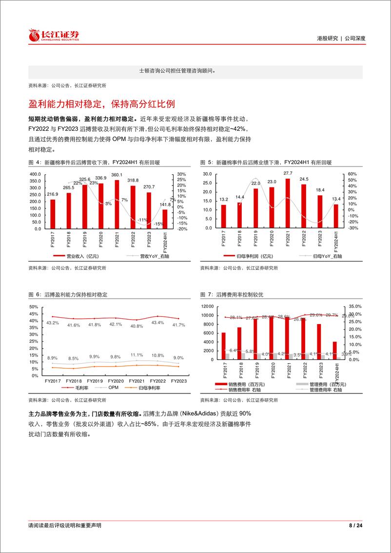 《滔搏(6110.HK)滔滔逐潮往，搏浪奋辑行-240521-长江证券-24页》 - 第8页预览图