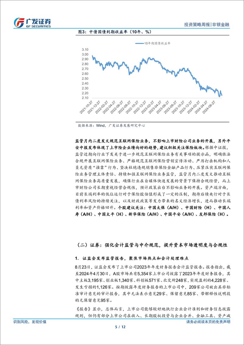 《非银金融行业：关注中报业绩催化，流动性改善有望推动估值修复-240825-广发证券-12页》 - 第5页预览图