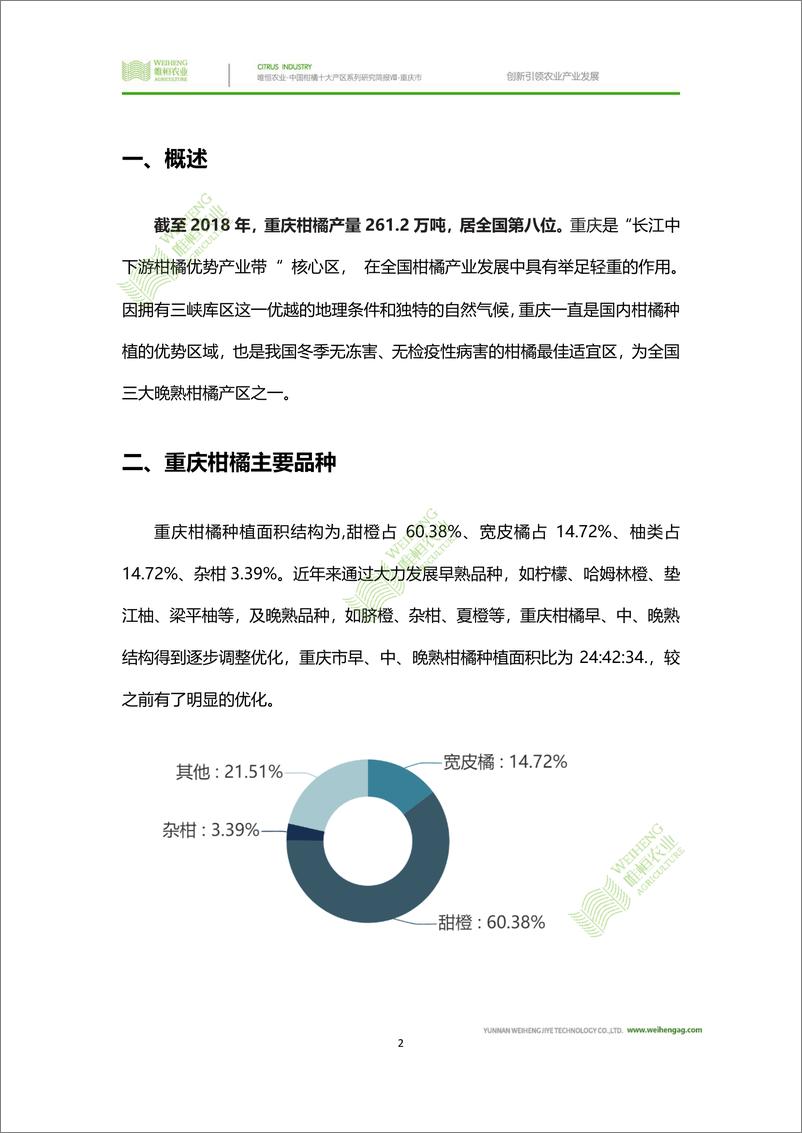《农小蜂-中国柑橘十大产区系列研究简报（八）-重庆市》 - 第4页预览图