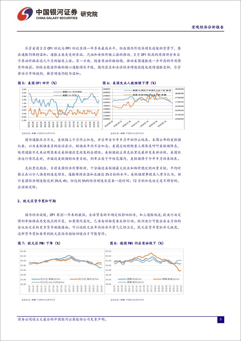 《宏观经济分析报告2019年4月：经济拐点仍需等待，政策回归常态-20190430-银河证券-31页》 - 第6页预览图