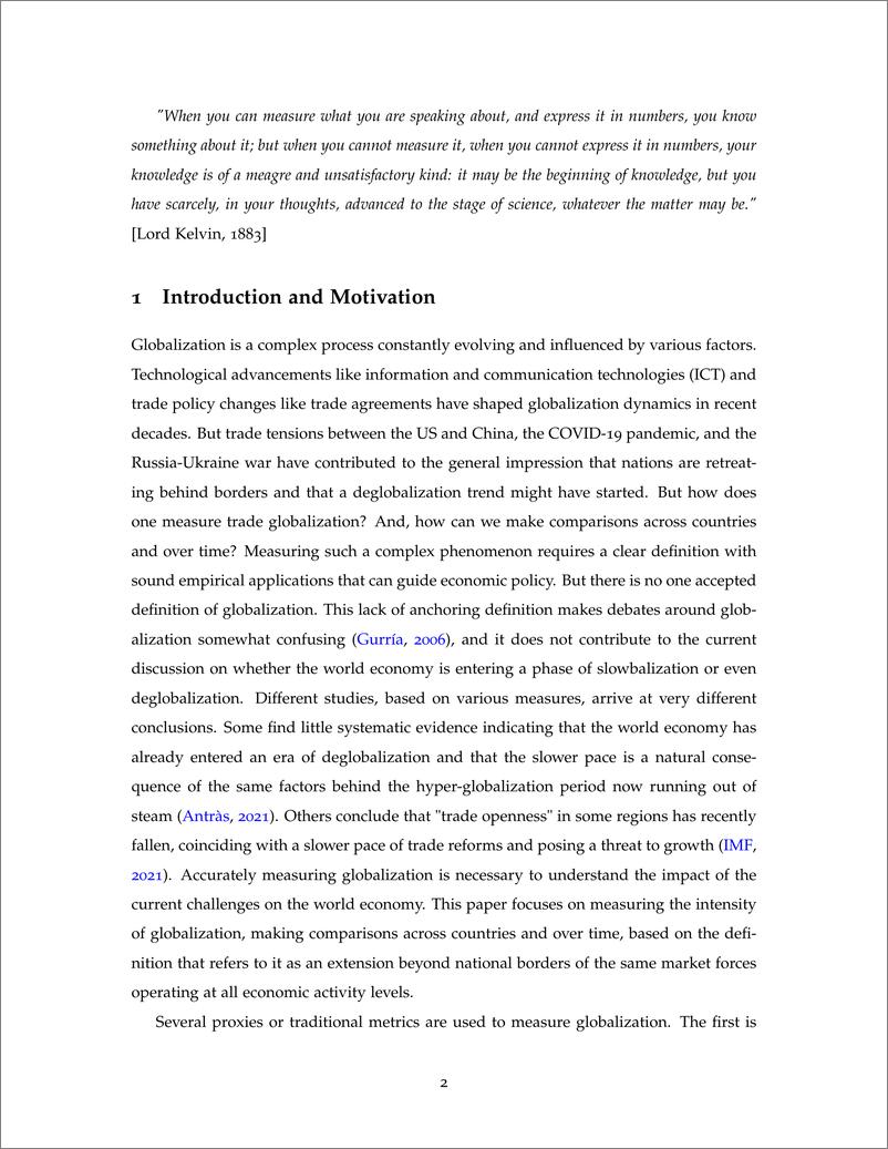 《世界银行-在最需要全球化的时候衡量全球化：一个长期分析（英）-2023.5-33页》 - 第5页预览图