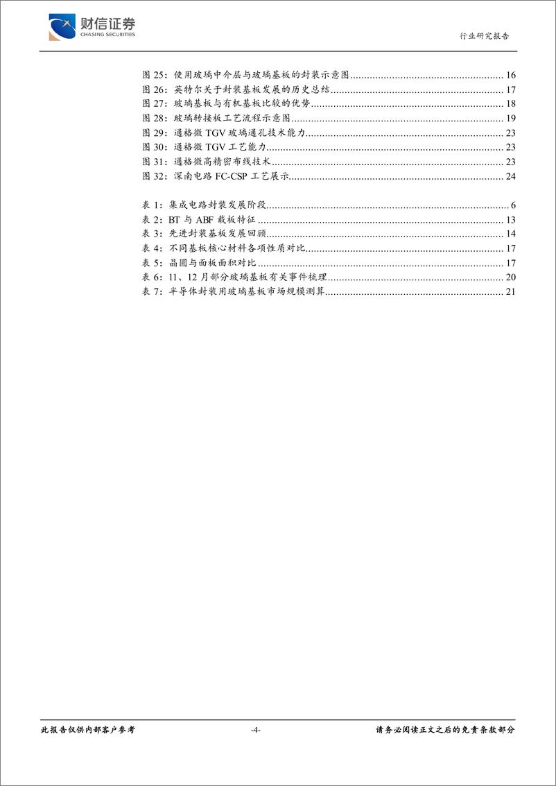 《电子行业深度：先进封装持续演进，玻璃基板迎发展机遇-241217-财信证券-25页》 - 第4页预览图