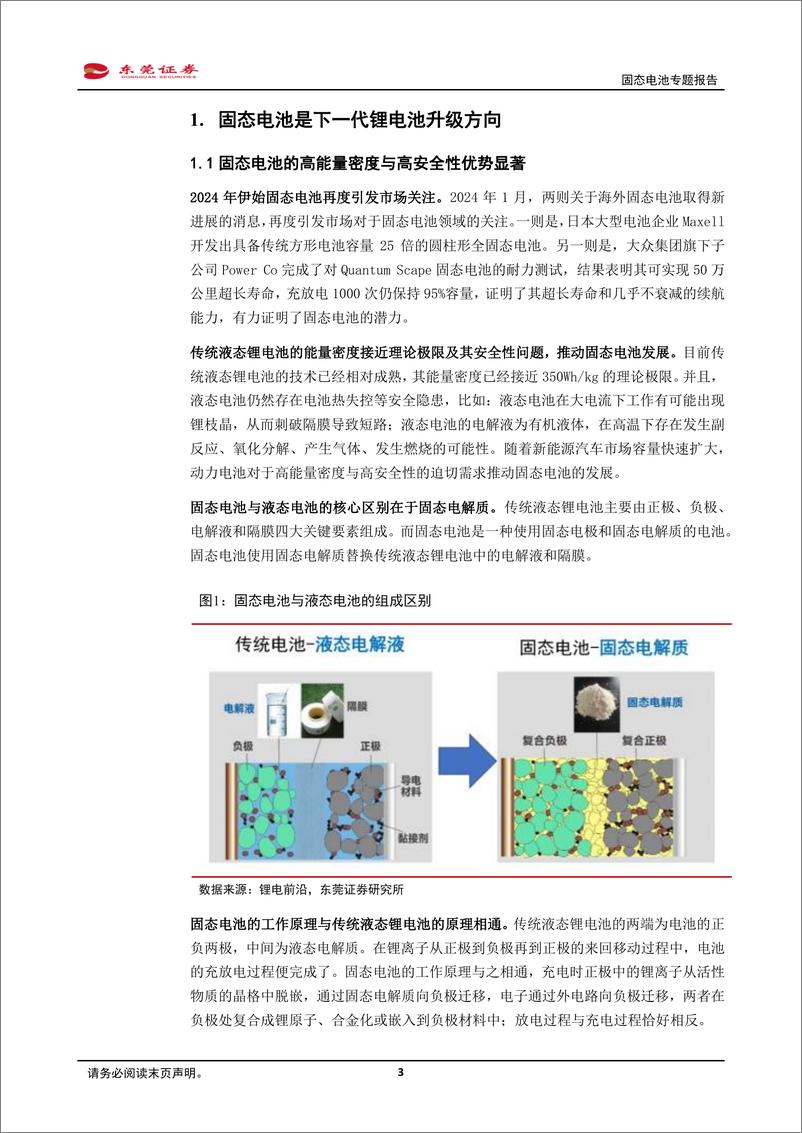 《固态电池专题报告：下一代锂电池，产业化前景渐明朗》 - 第3页预览图