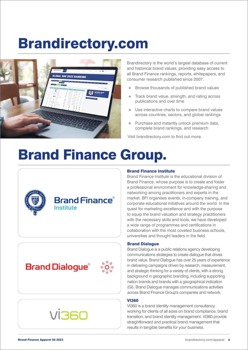 《Brand Finance：2023年服装品牌50强》 - 第5页预览图