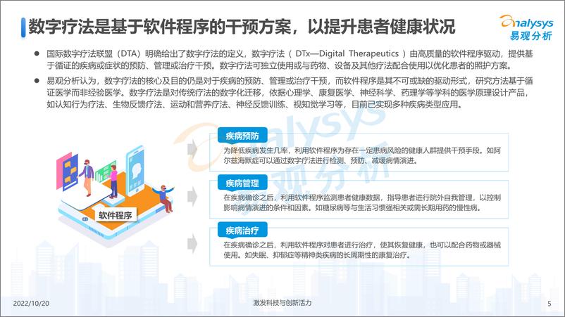 《易观分析：2022年中国数字疗法市场洞察-19页》 - 第6页预览图
