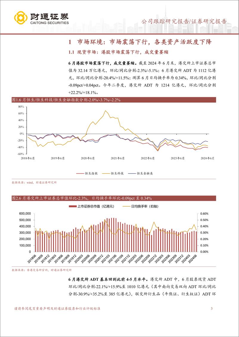 《香港交易所(00388.HK)业绩继续改善，美联储降息交易或重返市场主线-240712-财通证券-10页》 - 第3页预览图