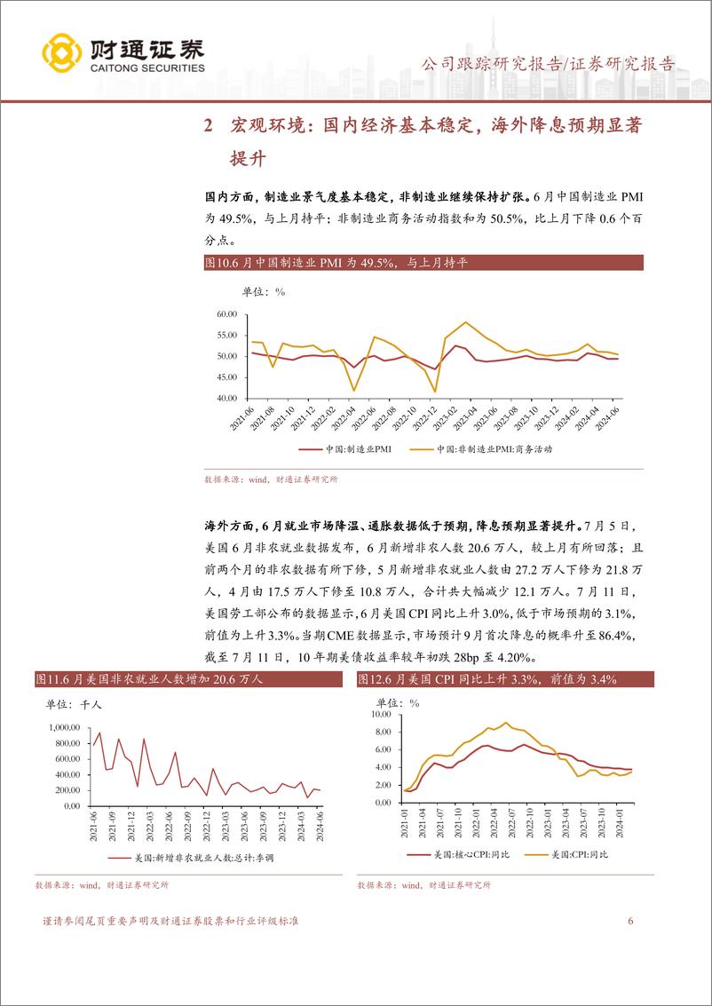 《香港交易所(00388.HK)业绩继续改善，美联储降息交易或重返市场主线-240712-财通证券-10页》 - 第6页预览图