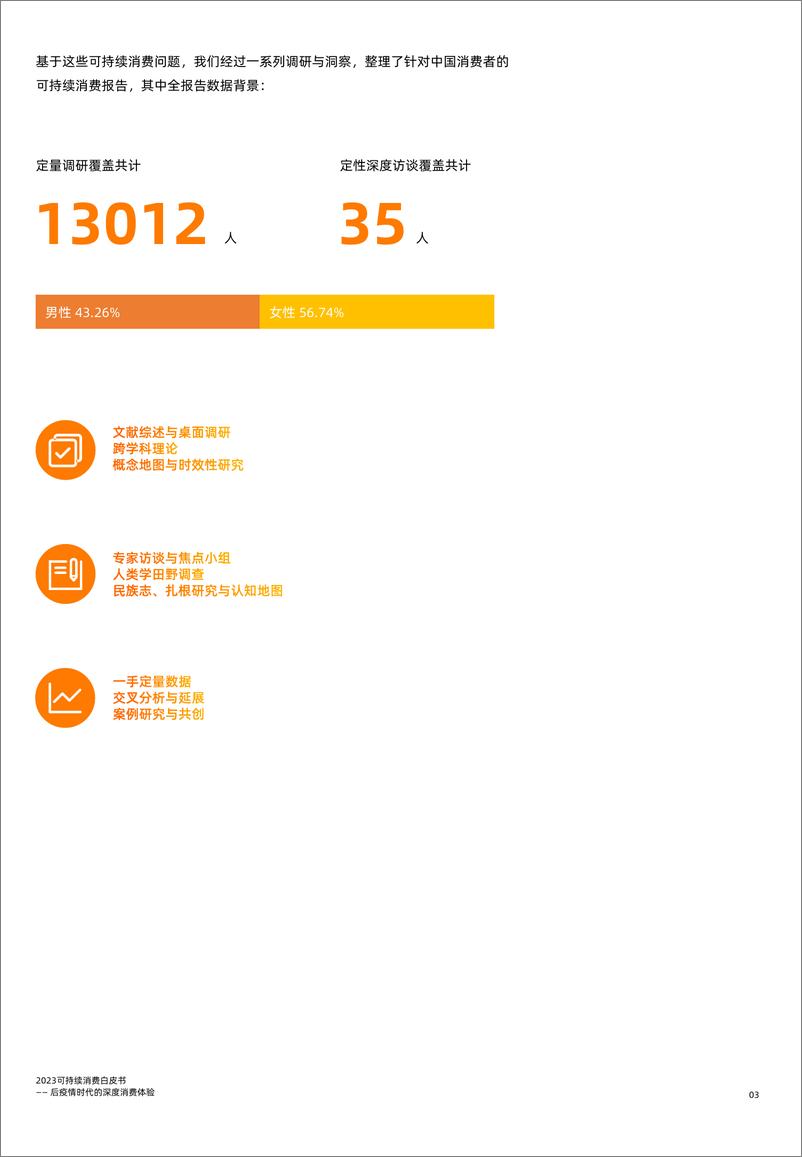 《后疫情时代的深度消费体验——2023可持续消费白皮书》 - 第3页预览图